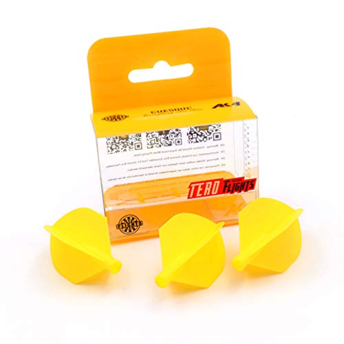 CUESOUL TERO AK4 Yellow Dart Flights Shield Shape