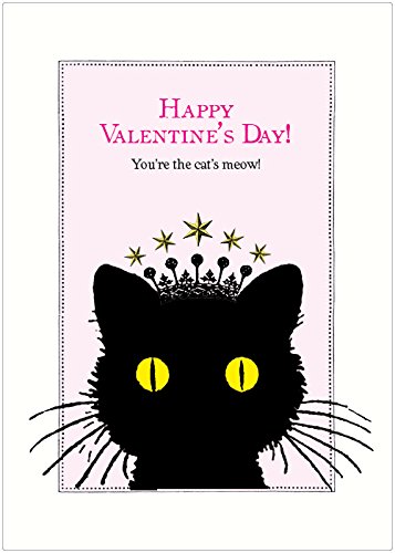 Lucca Paperworks Cat's Meow Valentine's Day Card, 5x7 (1)