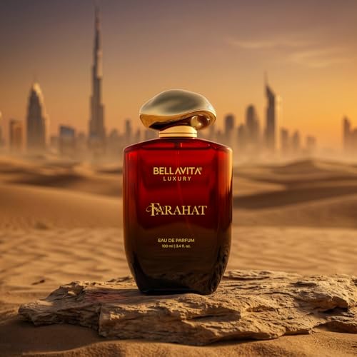 Image of BELLAVITA FARAHAT | Dubai Crafted | Perfume For Man | 100ml | 25% Perfume Oil Concentration | Oud, Saffron, Patchouli & Musk | Premium Long Lasting Fragrance