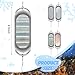Glooglitter 4 Pcs Kokanee Dodger Fishing Dodgers Flashers for Trolling Lure Tackle Salmon Fish (4.5 Inch,Classic Color)