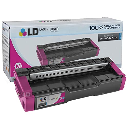 LD Compatible Toner Cartridge Replacement for Ricoh 406477 High Yield (Magenta) Compatible with Aficio SP: C231N C231SF C232DN C232SF C240DN C242DN C242SF C310 C310A C311N C312DN C320DN C342DN