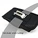 Reiko Vertical Rugged Pouch with Buckle Clip in Black (6.1X3.2X0.7 Inches)