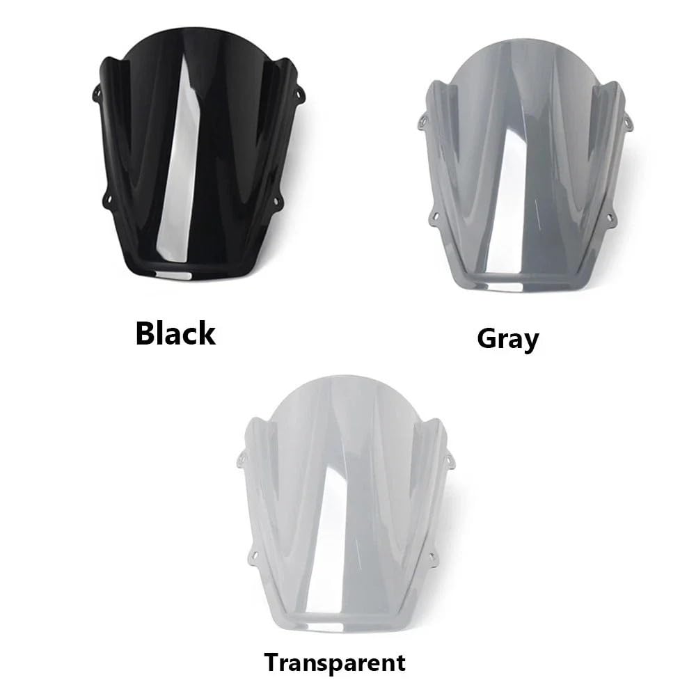Szybka szyba motocyklowa Pasuje do Hondy CBR600RR | Motocykl turystyczny Sportowa osłona przedniej szyby Deflektor wiatrowy(Black)