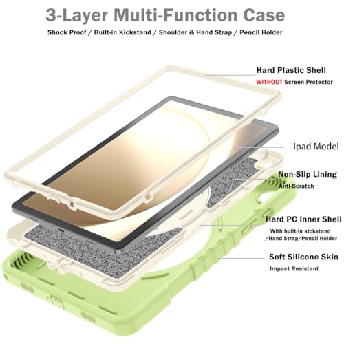 Funda compatible con Samsung Galaxy Tab A9 Plus 2023 SM-X210 de 11 pulgadas PC 5