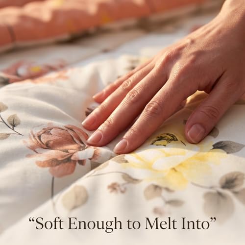 Image of VAS COLLECTIONS Feather Cotton Reversible AC Comforter for Double Bed | Super Soft 220 GSM Quilt /Duvet /Dohar | Lightweight All-Season Comforter | 90 x 100 Inches (1 Piece), Ivory