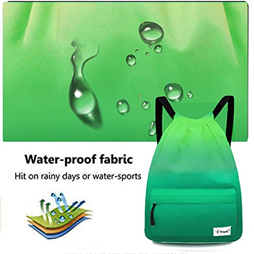 Risefit Waterproof Drawstring Bag, Gym Bag Sackpack Sports Backpack For Men Women #TOP2