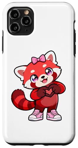 Cute Red Fox Coquette Bow Retro Red Fox Kids Girls �X�}�z�P�[�X iPhone 11 Pro Max �p
