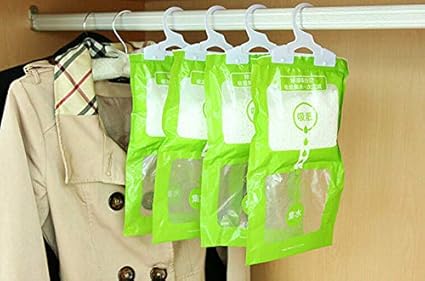 ELECTROPRIME Scented Hanging Dehumidifier Bag Wardrobe Damp Mildew Absorb Moisture Durable R1