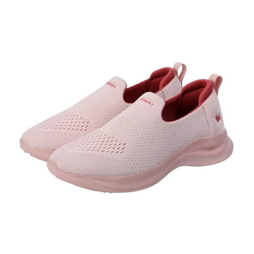 Image of Neeman's Knit Lite Slip Ons for Women | Lightweight Breathable Knit Slip-On Sneakers | Cushioned EVA Sole | Soft Stretch Upper | Comfortable Casual, Office & Walking Shoes
