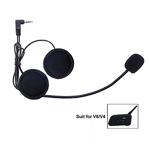 image for QSPORTPEAK Microphone Headphone Hard Cable Headset & Clip Accessory fo