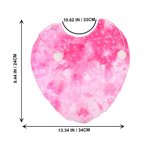 Disfraz Capa Navideña para Perro Rosa Talla S miniatura 4
