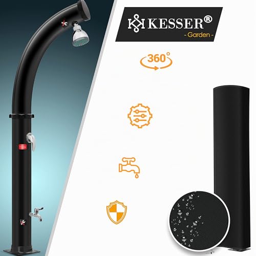 KESSER Douche solaire de jardin Douche solaire incurvée...