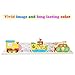 ThinkMax 4 Pcs Wooden Peg Puzzles for Toddlers 3 Years Old, Kids Knob Puzzles Set -Numbers, Animals Vegetable, and Vehicles Learning Puzzles