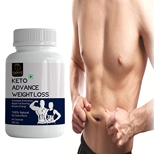 7 Days Keto Advanved Fat Burner and Weight Loss Supplement Products for Men and Women | with Garcinia Cambogia Extract, Green Coffee Beans Extract, and Green Tea Extract- 60 Capsules 7 Days Keto Advanved Fat Burner and Weight Loss Supplement Products for Men and Women | with Garcinia Cambogia Extract, Green Coffee Beans Extract, and Green Tea Extract- 60 Capsules