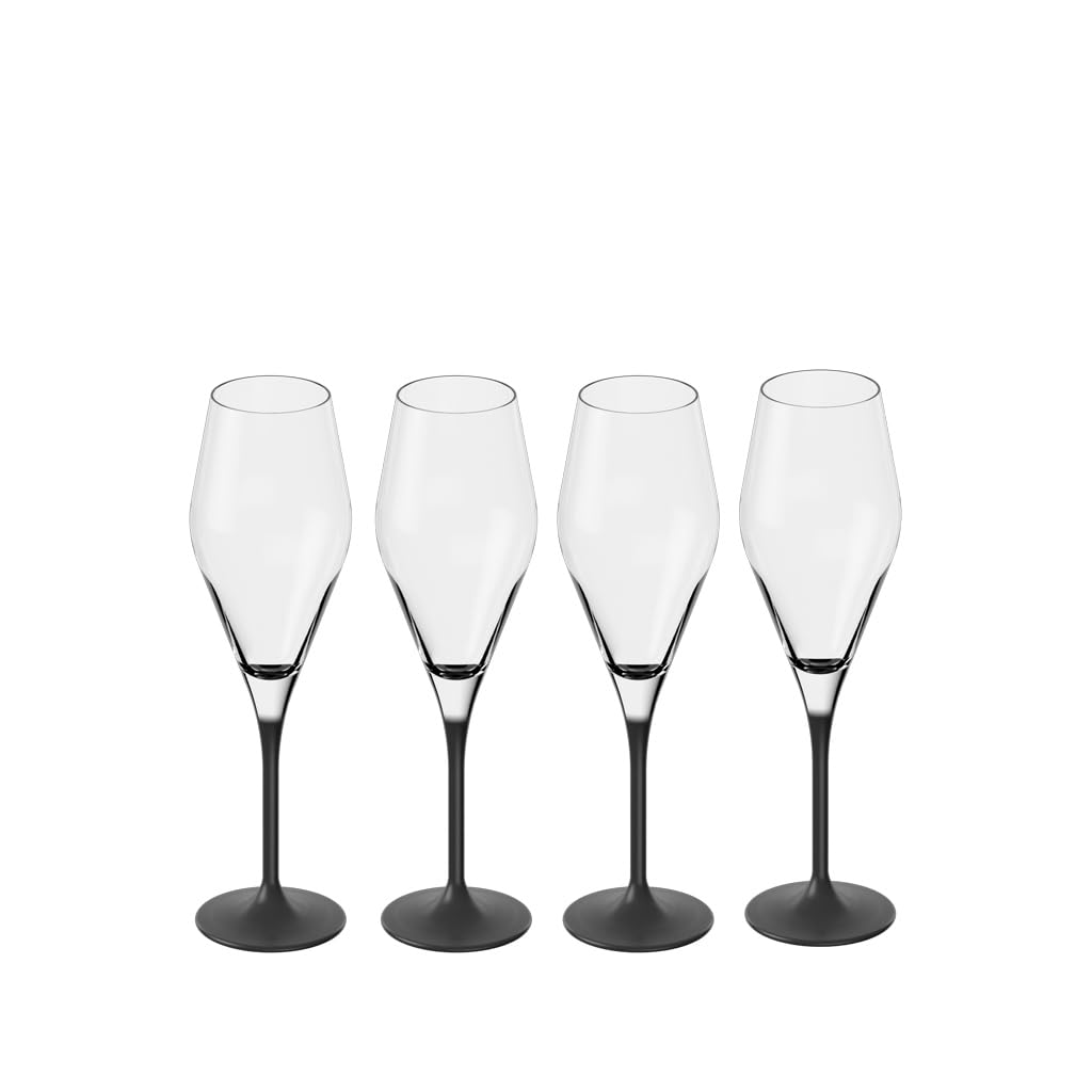 Villeroy & Boch Crystal Champagne Flutes - Set of 4 -1