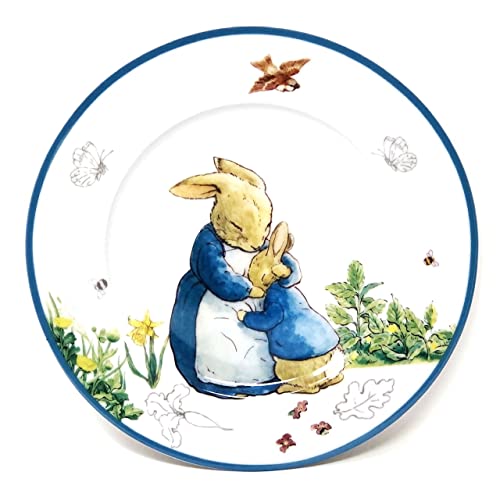 Designware Easter Peter & Mrs. Rabbit Heavy Porcelain Salad or Luncheon Plate (8 Inches) Designware Easter Peter & Mrs. Rabbit Heavy Porcelain Salad or Luncheon Plate (8 Inches)