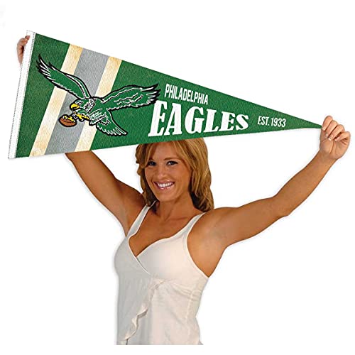 Wincraft 19230320 Philadelphia Eagles Throwback Vintage Retro Pennant Flag thumb #3