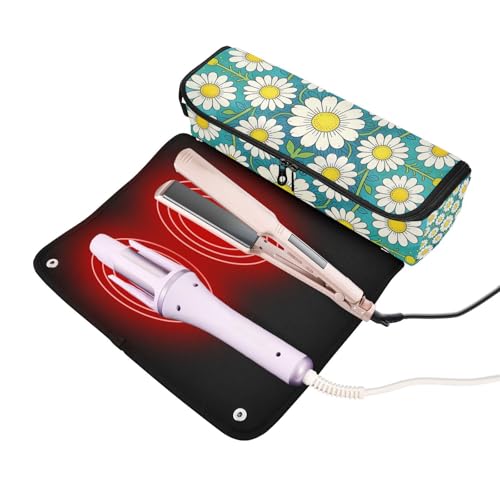 Organizador de herramientas para cabello 2 en 1 con tapete resistente al calor miniatura 2