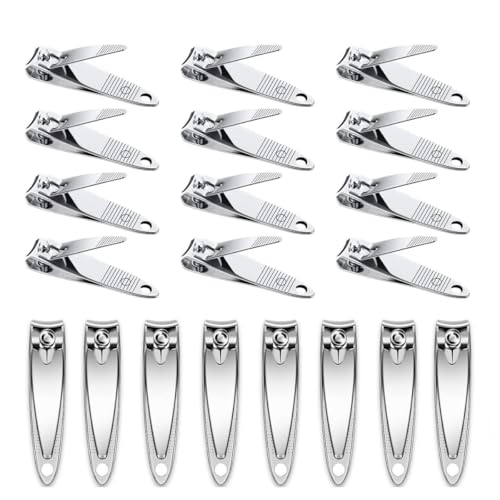 Coupe-ongles en acier inoxydable robuste lot de 20 pour pédicure précise