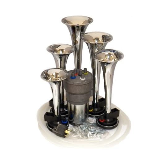 Dixie Air Horn - Dixieland Premium Full 12 Note Version - Chrome