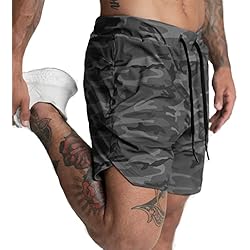 Shorts Deportivos Hombre Pantalones Cortos Shorts Pantalón Corto de Entrenamiento de Secado Rápido para Correr Jogging Running al Aire Libre Ligero y 5 XDSP Shorts Deportivos Hombre Pantalones Cortos Shorts Pantalón Corto de Entrenamiento de Secado Rápido para Correr Jogging Running al Aire Libre Ligero y