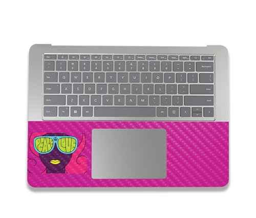 Image of MightySkins Carbon Fiber Skin Compatible with Microsoft Surface Laptop Studio 2 (2023) Full Wrap Kit - Fluorescent Rave | Protective, Durable Textured Carbon Fiber Finish | Made in The USA