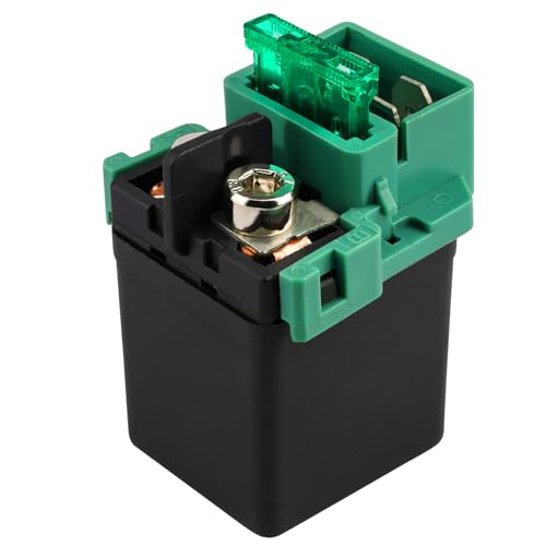 Yerbay Solenoide Relé De Arranque para Honda NES125 2000-2003/ SES125 Dylan 2003-2004/ SH125 2001-2003/ VT125 CX/CY/C1-3 Shadow 1999-2004/ XL125 V1-3 Varadero 2001-2003