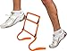 Trademark Innovations Adjustable Speed Training Hurdles (Set of 5), Orange