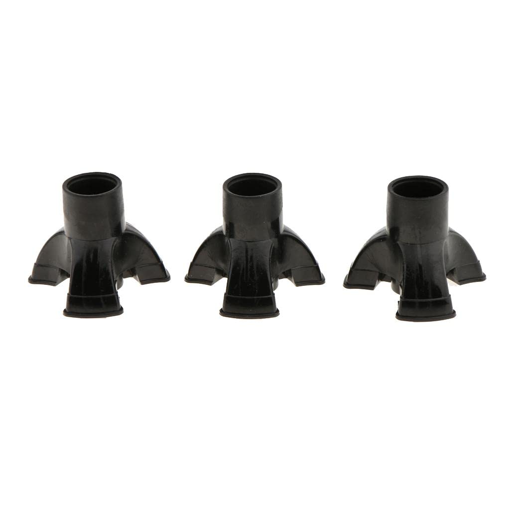 5x3 Puntas de Goma para Muletas, Base de Bastón, 22 Mm