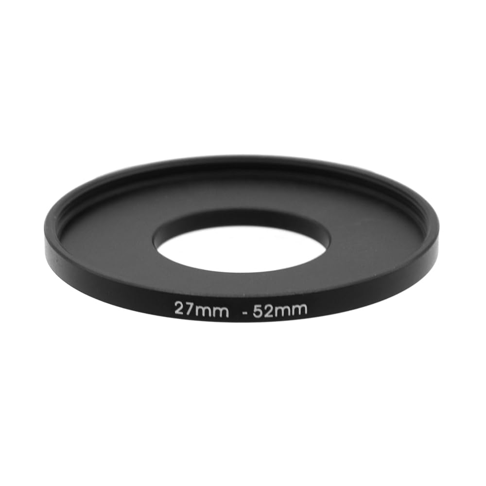 LingoFoto 27-30/37/52/55mm Step Up & Step Down Rings Adapter for Lens and Filter 27-52 Filter Adapter Ring 27mm Lens to 52mm Filters