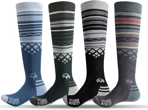 OutdoorMaster Merino Wool Ski Socks