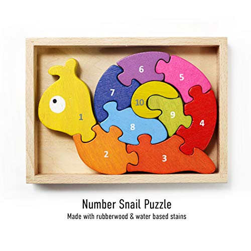 BeginAgain Number Snail Puzzle -...