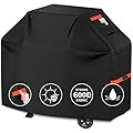 CUSSIOU Grill Cover BBQ Grill Cover 600D Heavy Duty Waterproof Gas Grill Cover, Barbecue Grill Covers for Weber, Brinkmann, Char Broil Grills Cover (59" L x 24" W x 46" H, Black)