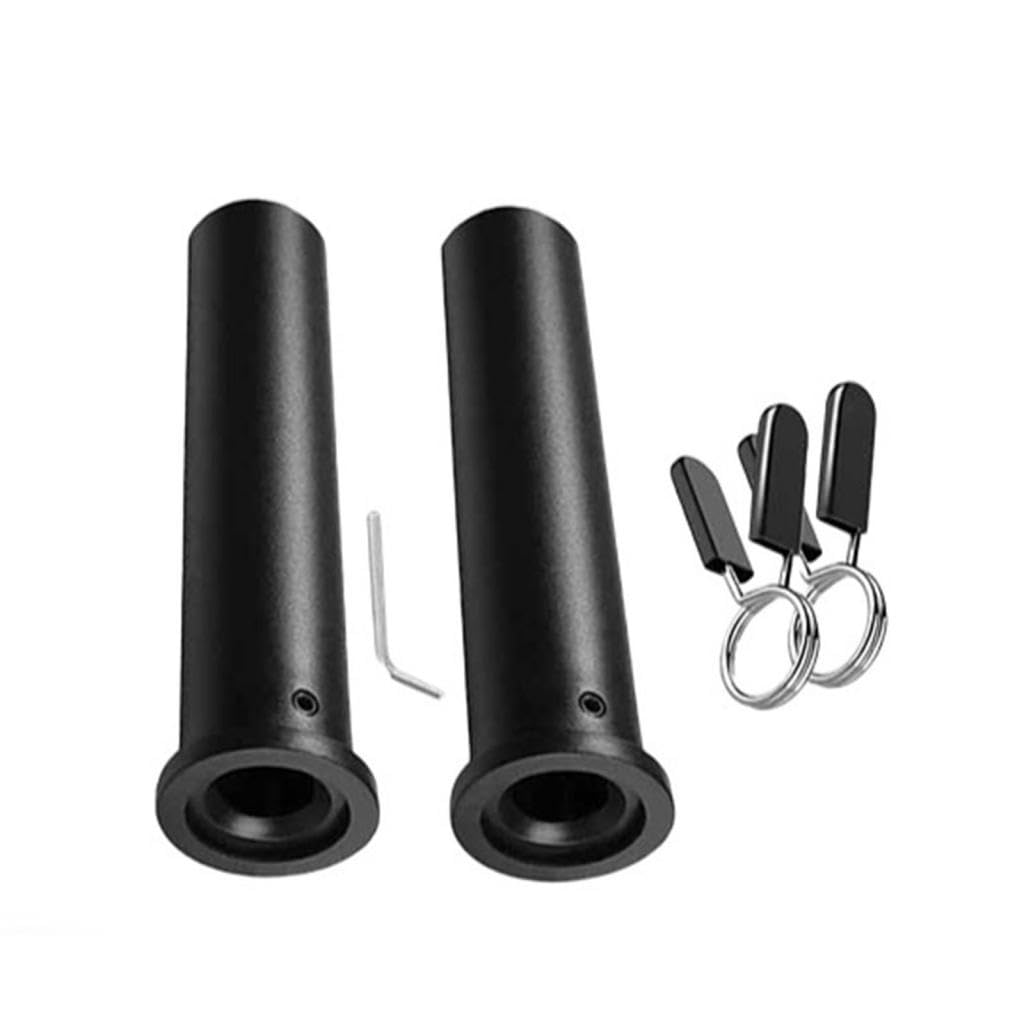 calandis 2 pieces barbell bar adapter sleeve with l shaped wrench for weightlifting clips | fitness running & yoga | strength training | other strength training