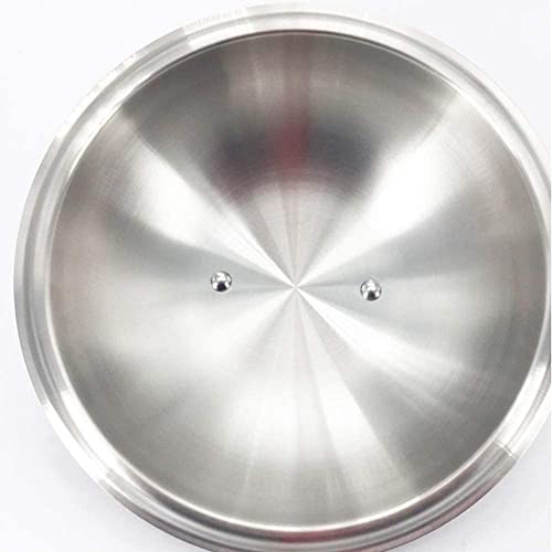 Wok tradicional de acero inoxidable con tapa miniatura 5