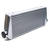 BJTDLLX Intercooler Kit, Universal Aluminum Intercooler 31