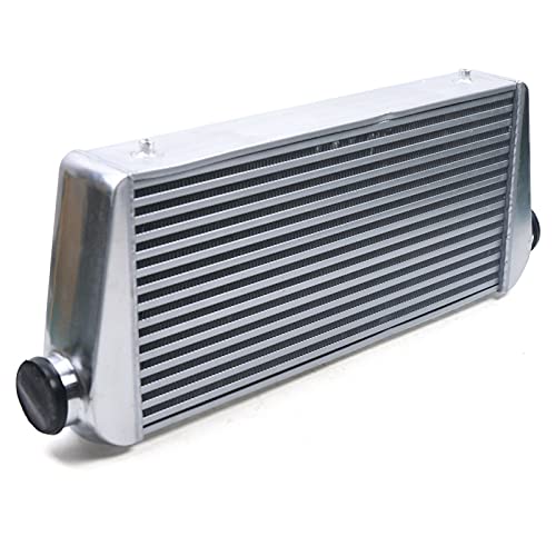 BJTDLLX Intercooler Kit, Universal Aluminum Intercooler 31"x12"x4", 3" Inlet &