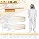 Imkeranzug Imkerei Anzug Ganzkörper Schutzanzug Schutzbekleidung mit Schleier, Kapuze, Handschuhe, Schutz Bienen-Outfit für den Garten und Imkereibedarf(XXL)