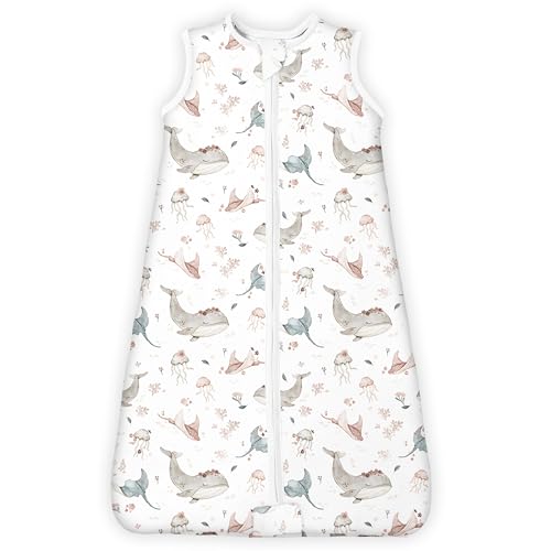 Image of Toddler Sleep Sack 2t-3t-4t, 1.0 TOG Sleep Sack with Sleeveless, Cozy Premium Baby Wearable Blanket with 2-Way Safe Zipper All Season Sleeping Bags, 1-Pack