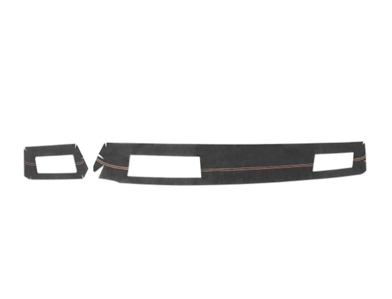Car Interior Moulding Trim for BMW E60 Series 5 Dashboard Panel Instrument Trim Strip Sticker Car Interior Tuning Interior Accessories(Orange LHD)