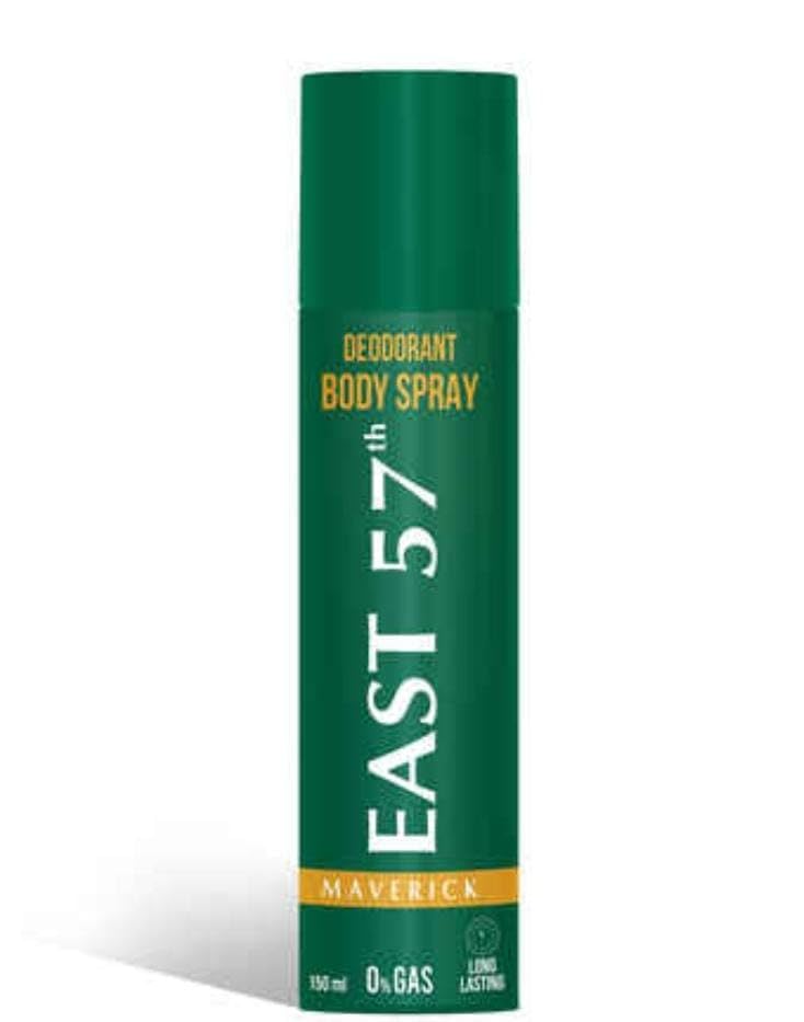 East 57th Maverick Deodorant Body Spray for Men, Long Lasting, 0-Gas, 150ml-picture-45