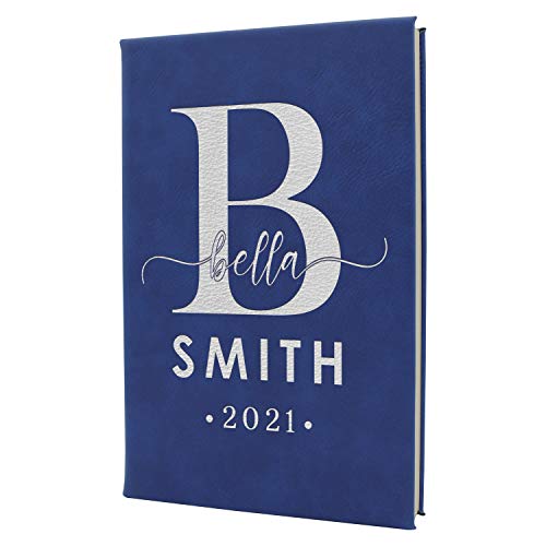 Custom Notebook, Personalized Journal, Name Notebook, Custom Journal, Best Gift, Personalized Notebook, Hight Quality Leather Notebook, Leather Notebook (Blue)