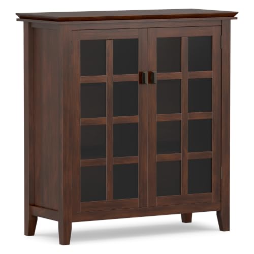 SIMPLIHOME Artisan 38 inch Solid Wood Cabinet