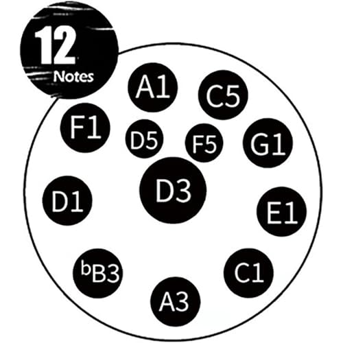 Handpan 22 Inch D Minor Handpan 12 Notas Instrumento de Tambores para Presentaciones Profesionales, Sonido 440HZ para Adultos miniatura 4