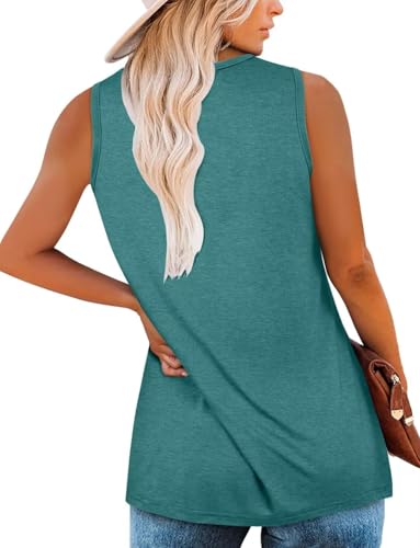 KISSMODA Womens Flora Print Tank Tops Ribbed Summer Shirt Sleeveless Summer Casual Women Blouses(S-3XL)