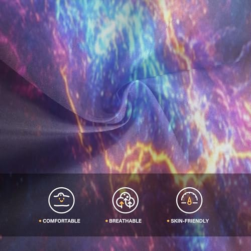 Boccsty Purple Dragon Lightning Boy Summer Shorts Sets Hawaiian Toddler Boys T-Shirt & Pants 2 Pcs 3T4