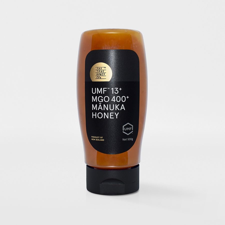 The True Honey Co Manuka Honey 400+ MGO & 13+ UMF Easy Squeeze Bottle 500g The True Honey Co Manuka Honey 400+ MGO & 13+ UMF Easy Squeeze Bottle 500g