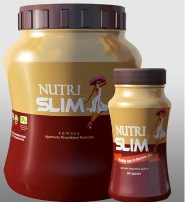 Nutrislim Powder 500 gm & Nutrislim Cap 60 Cap Combo Pack by Nutrislim