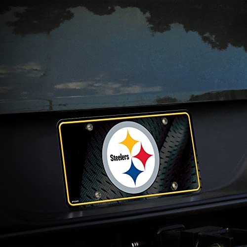 Etiqueta de metal de los Pittsburgh Steelers para camiones y coches de 8.5 x 11 pulgadas 3