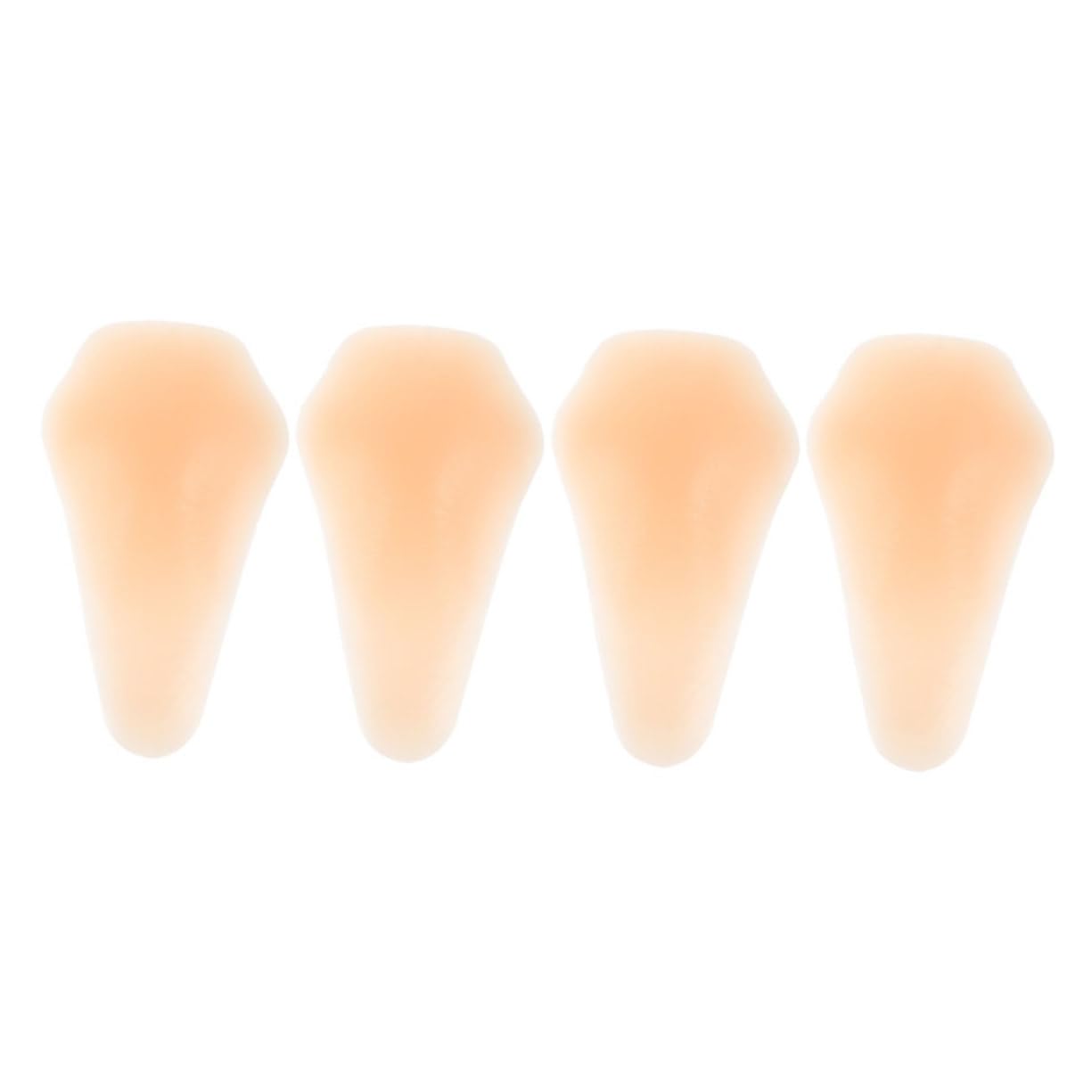 ibasenice 4Pcs Adhesive Silicone Knee Pads for Skating Flexible Knee Brace for Comfort Protection Thicken Design for Enhanced Stability for Ice Skating Snowboarding